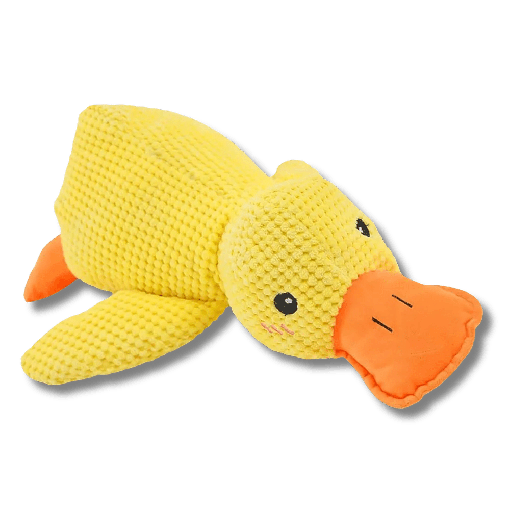 Pawsiva QuackBuddy™ Best Calming Squeaky Duck Dog Toy for Anxious Dogs - Pawsiva